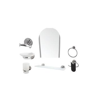 Dibanyo 7 Parça Kutulu Set Yuvarlak Havluluklu+Bornozluk